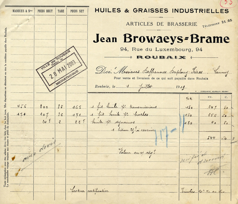 Huiles et graisses industrielles Jean Browayes-Brame