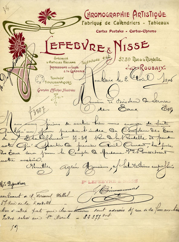 Chromographie artistique Lefebvre & Nisse