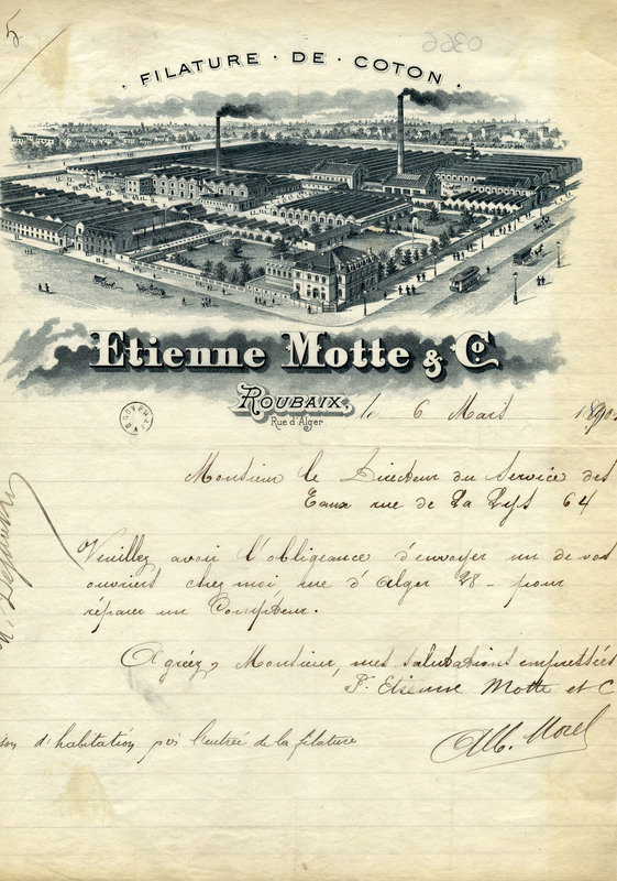 Filature de coton Etienne Motte & Cie