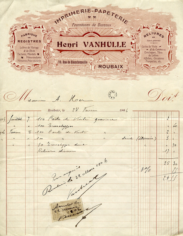 Imprimerie-Papeterie Henri Vanhulle