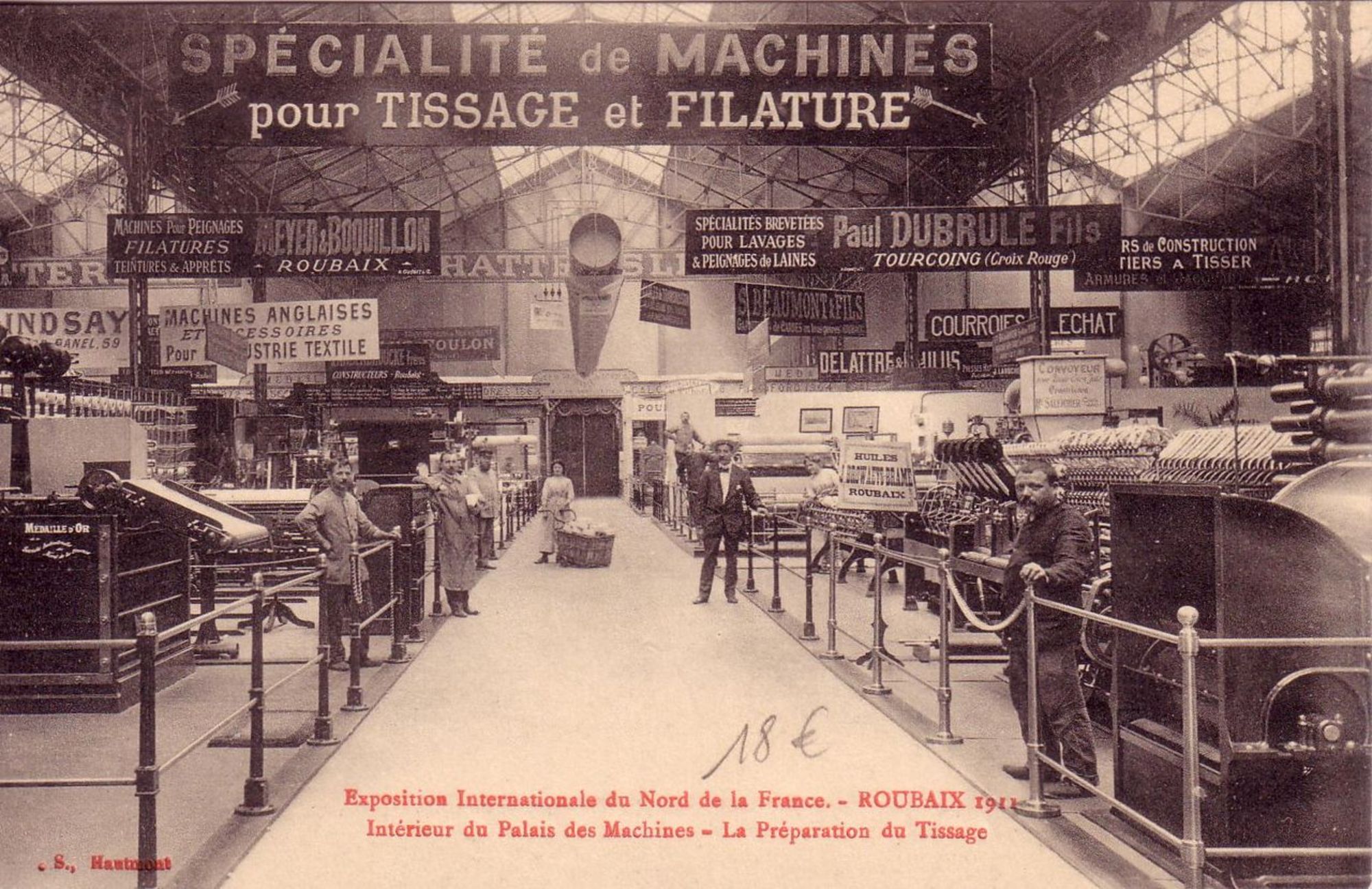 Exposition internationale du Nord de la France - Le palais des machines