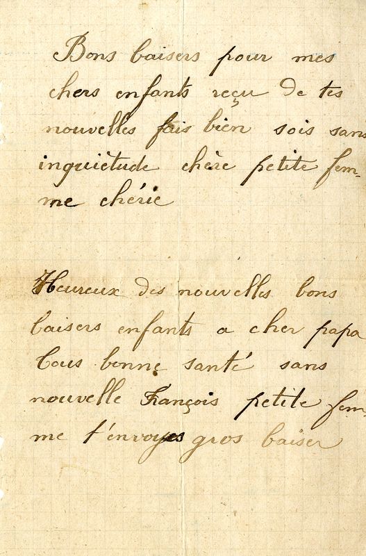 Lettres d'Edouard à Léontine, non datées