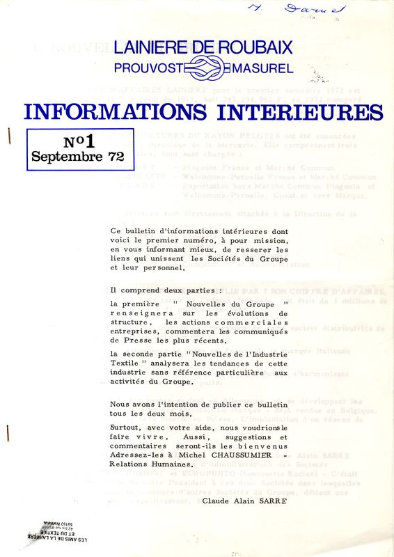 Informations Interieures