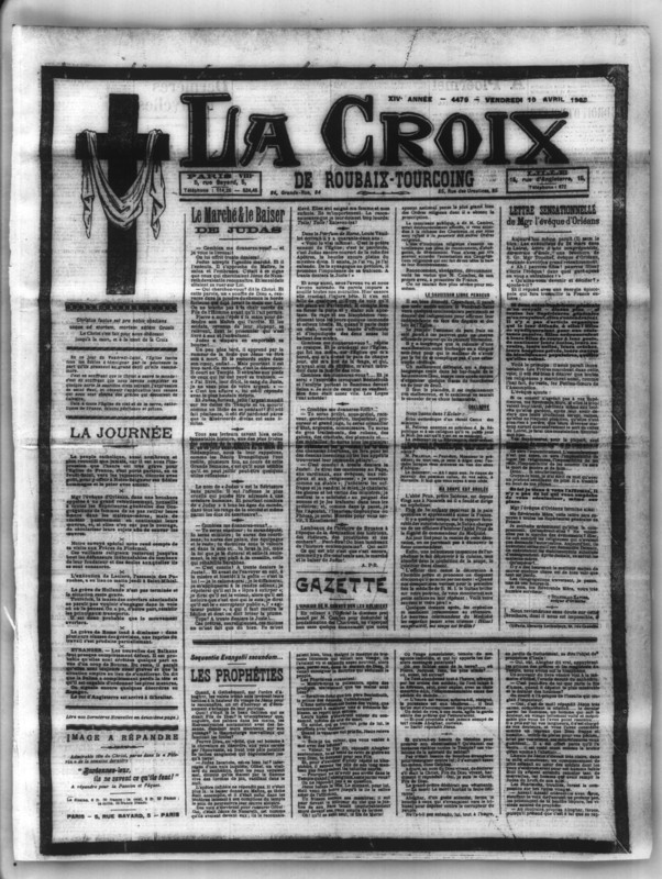 La Croix de Roubaix-Tourcoing