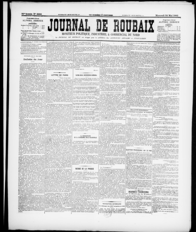 Journal de Roubaix