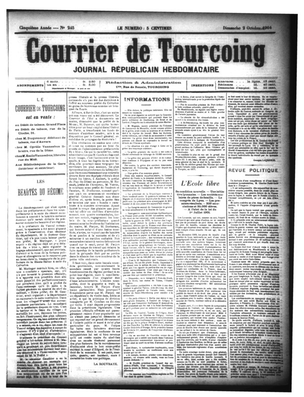Courrier de Tourcoing