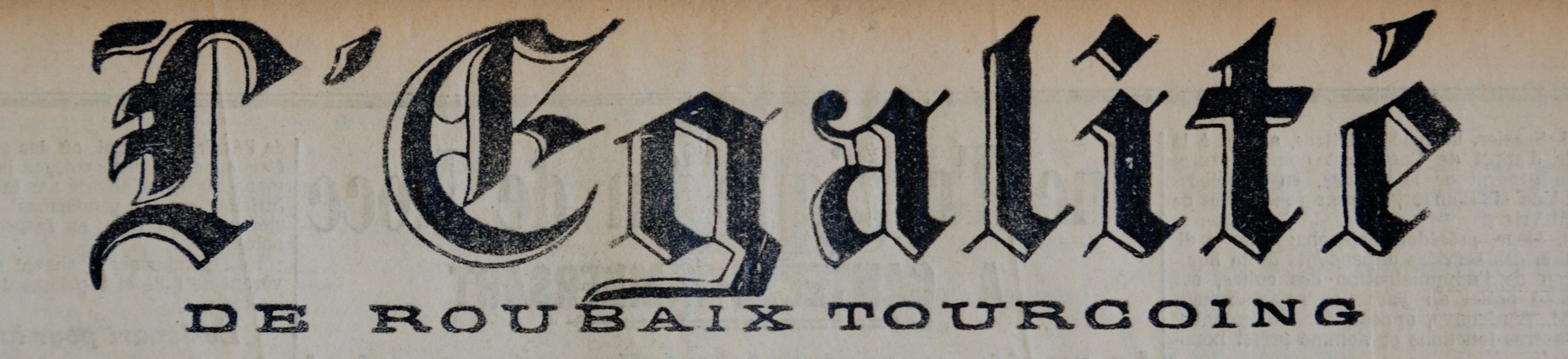 L’Egalité Roubaix-Tourcoing