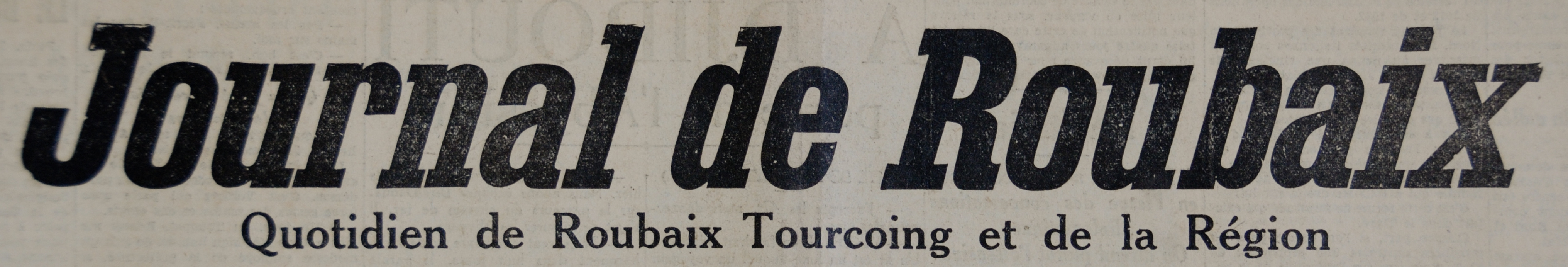 Journal de Roubaix