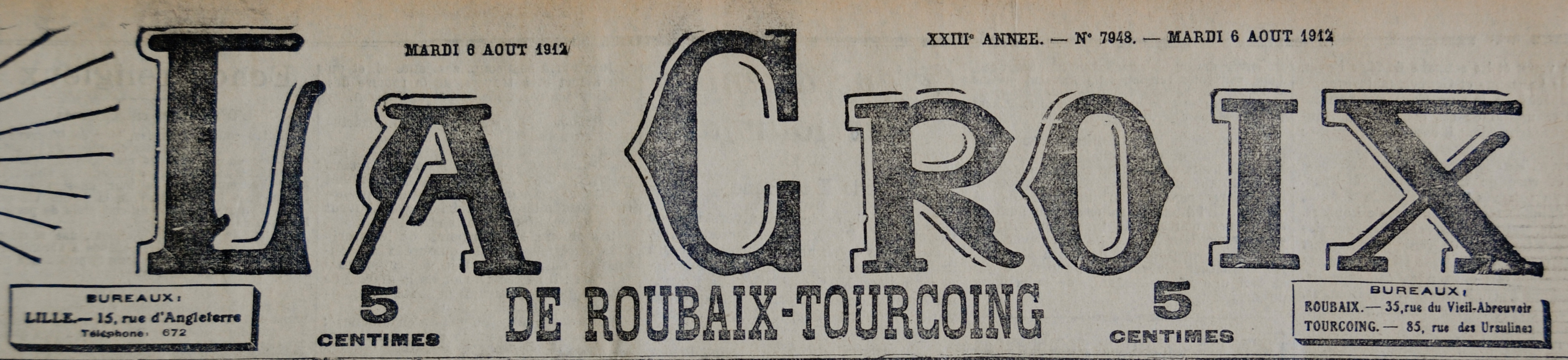 En savoir plus sur La Croix de Roubaix-Tourcoing