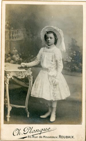 Portrait d'une jeune enfant