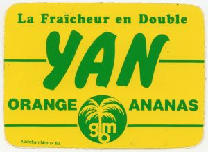 Yan, Boisson fruitée - Grande Brasserie Moderne