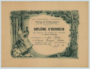 Diplôme d'honneur