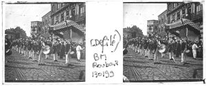 Défilé de groupes de musiciens