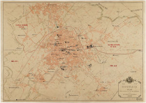 Plan de Roubaix durant l'occupation allemande