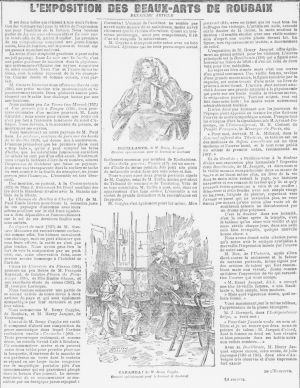Article du Journal de Roubaix du 25 septembre 1899