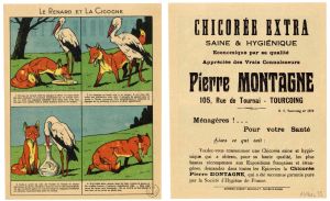 Le Renard et la Cigogne - Chicorée Pierre Montagne
