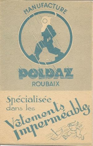 Publicité pour la manufacture Poldaz