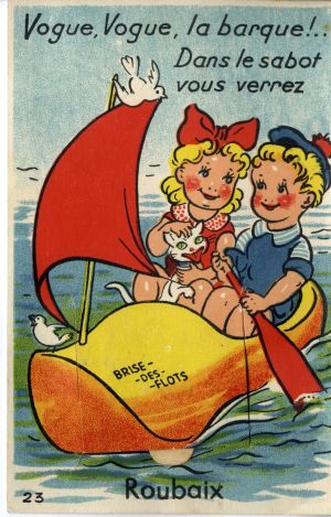 Carte postale fantaisie