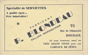 Buvard - Maison Blondeau