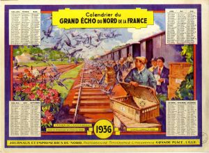 Calendrier - Grand Echo du Nord de la France