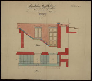 Salle de désinfection - plan