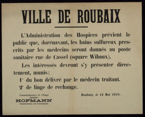 Prescription sur les bains sulfureux