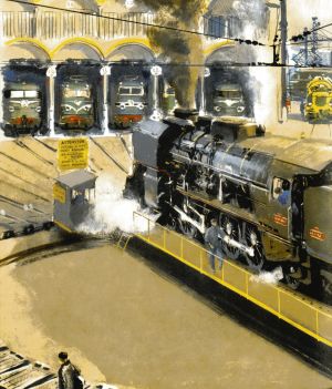 Locomotive en manoeuvre