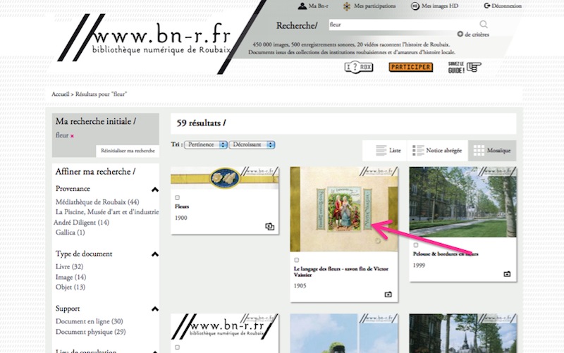 Étape 2 : Se rendre sur la notice d'un document