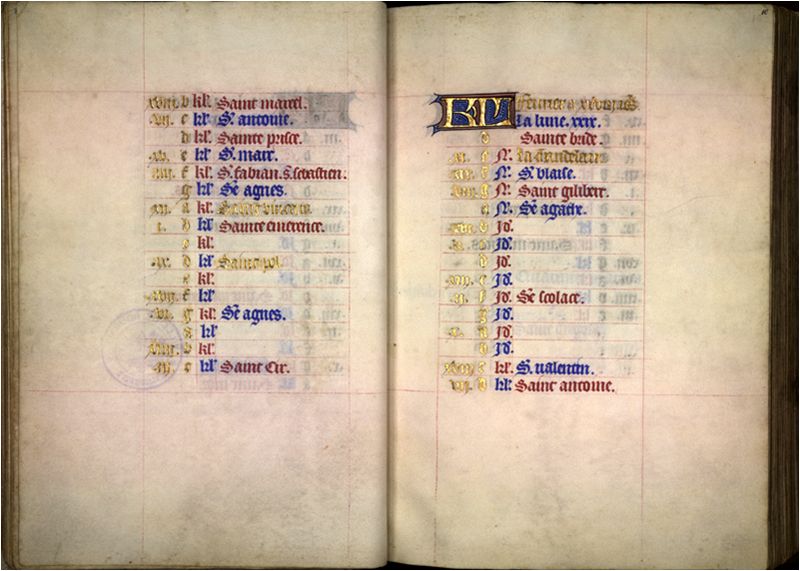 Livre d'heures d'Isabeau de Roubaix