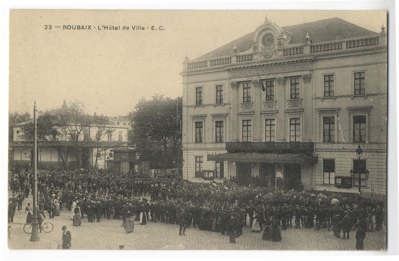 L'hôtel de ville de Roubaix 