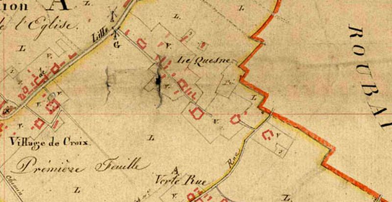 Plan cadastral de Croix - 1926 