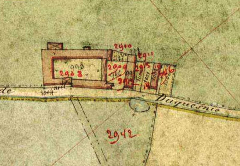 Plan cadastral de Croix - 1876 