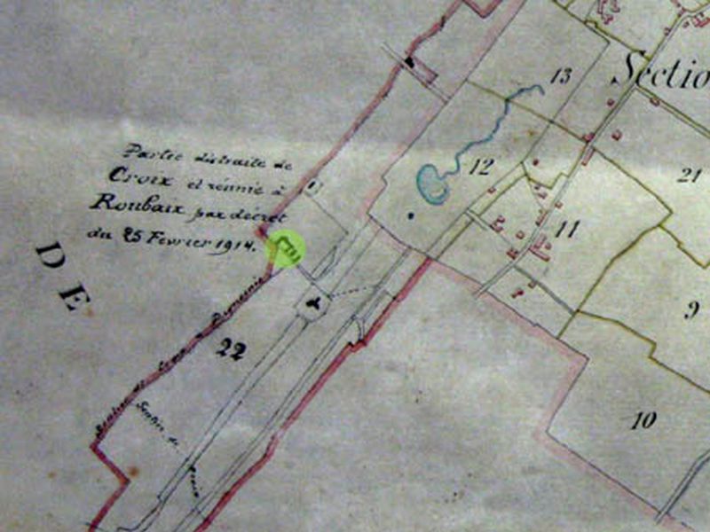Plan cadastral de Roubaix - 1914 
