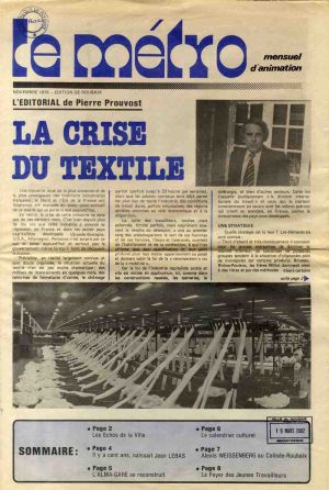 « L’éditorial de Pierre Prouvost : la crise du textile »