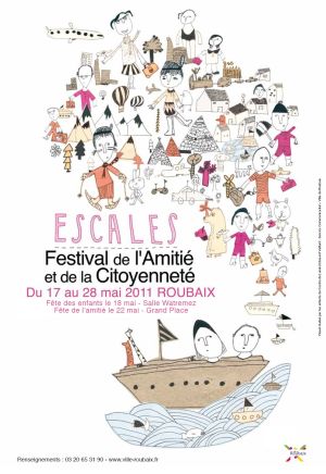 Affiche du festival de l’amitié et de la citoyenneté, 2011 