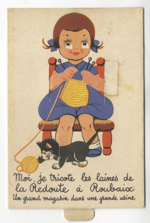 Carte publicitaire, 1910