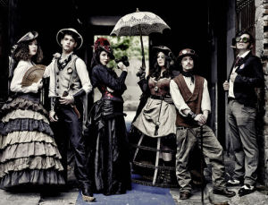 Rassemblement d'amateurs de steampunk aux Etats-Unis en 2015