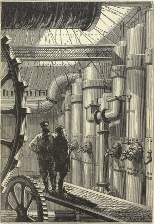 La chambre des machines du Nautilus