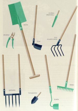 Les outils du jardinier