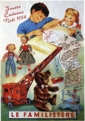 Catalogue de jouets et cadeaux de noël du Familistère, 1954