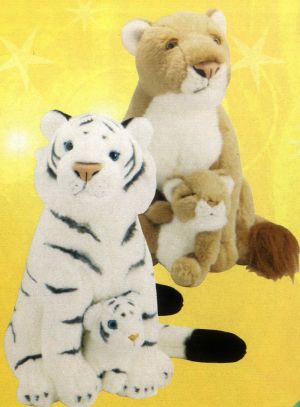 Tigres en peluche