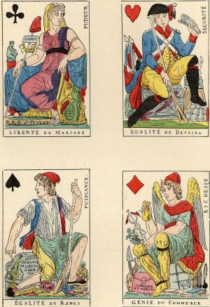 Cartes à jouer, XVIIe siècle