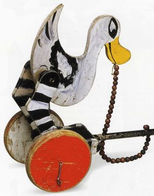 Duck pull toy, 1927