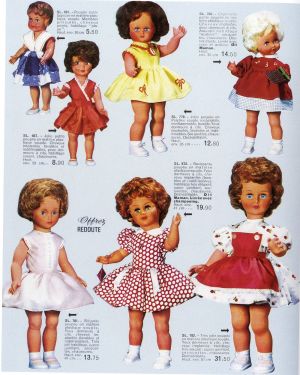 Les poupées vendues par la Redoute, 1952 