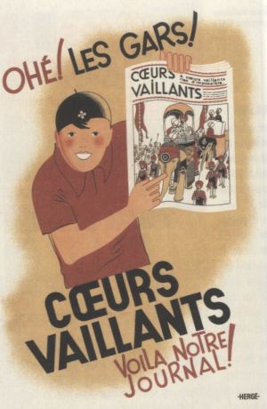 Couverture de Coeurs vaillants du 16 septembre 1934