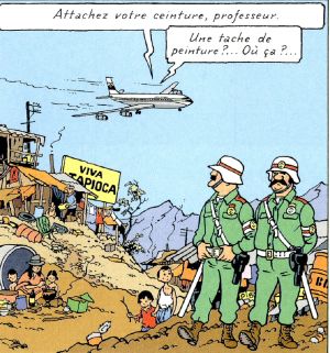 Extrait de Tintin et les Picaros, 1976