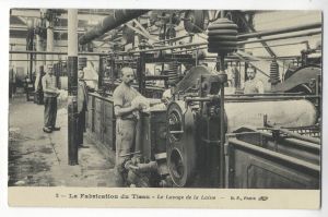 Le lavage de la laine, 1910