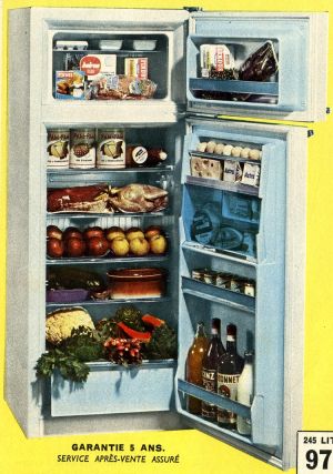 Frigo de 275 litres, 1969