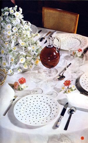 Table de déjeuner de première communion