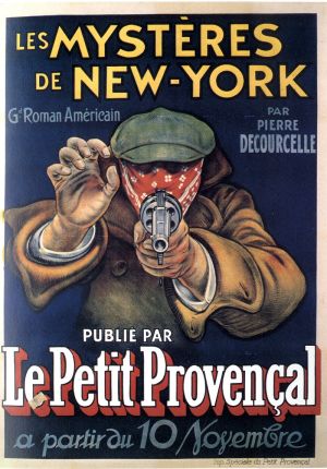 Publicité pour Les mystères de New-York disponible dans Le petit provençal